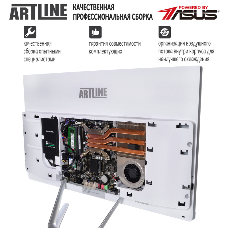 Моноблок ARTLINE Home G43 (G43v11w) White - фото - №3