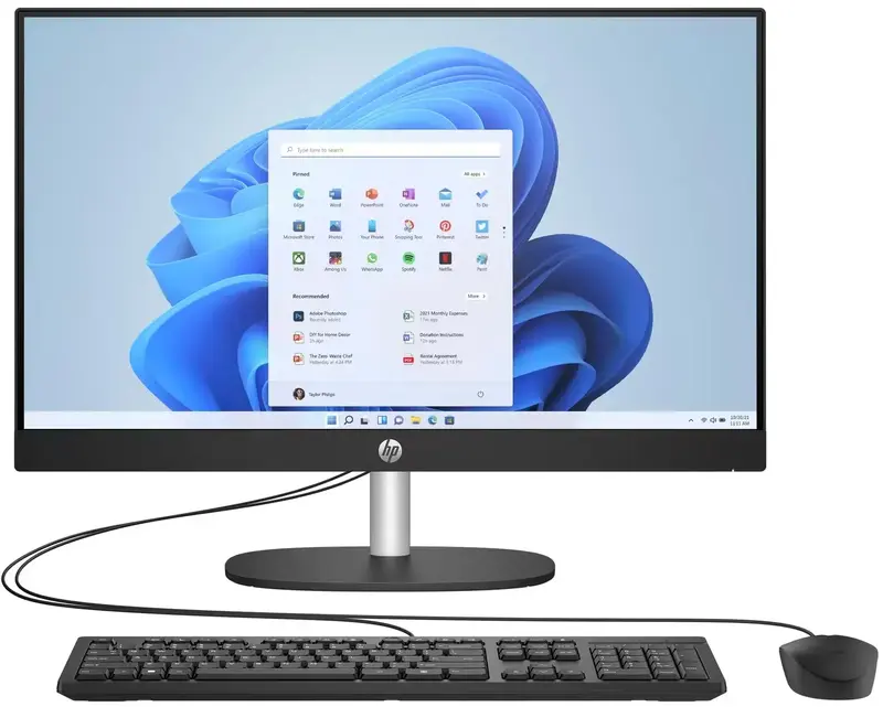 Моноблок HP All-in-One 24-cr1007ua Jet Black (AE0P6EA) фото
