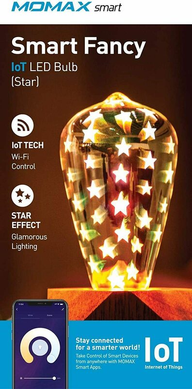 Розумна лампочка Momax SMART Fancy IoT LED Bulb - Star (IB7S) фото