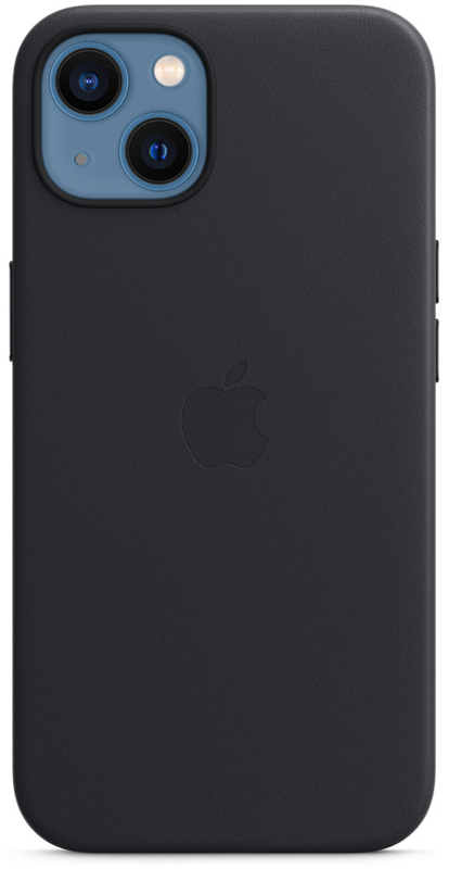 Чехол iPhone 13 Leather Case with MagSafe (Midnight) MM183ZE/A фото
