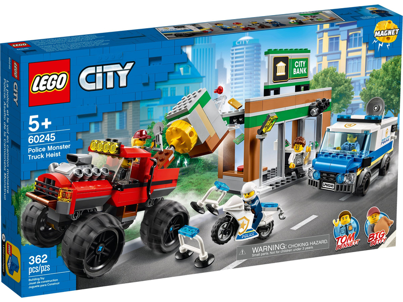 Конструктор LEGO City Пограбування з поліцейською вантажівкою-монстром 60245 фото