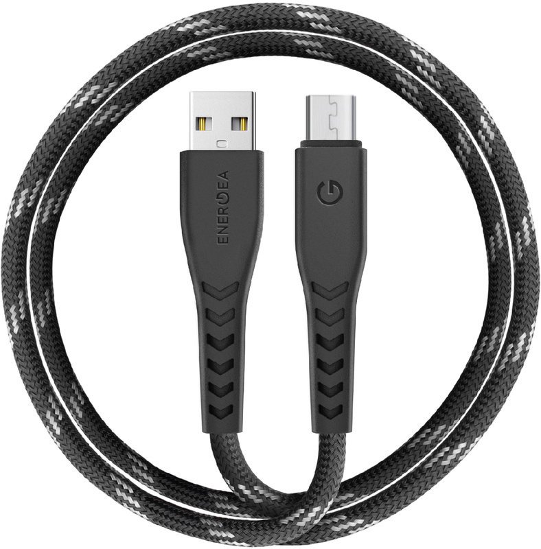 Kабель USB - microUSB Energea NyloFlex 3M (Black) фото