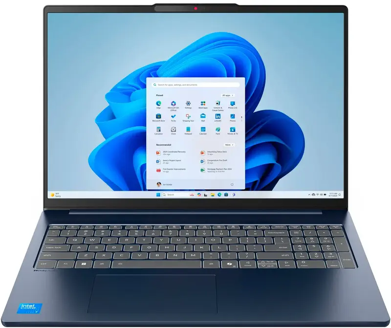 Ноутбук Lenovo IdeaPad Slim 5 16IRH10R Cosmic Blue (83J1006QRA) - фото - №0