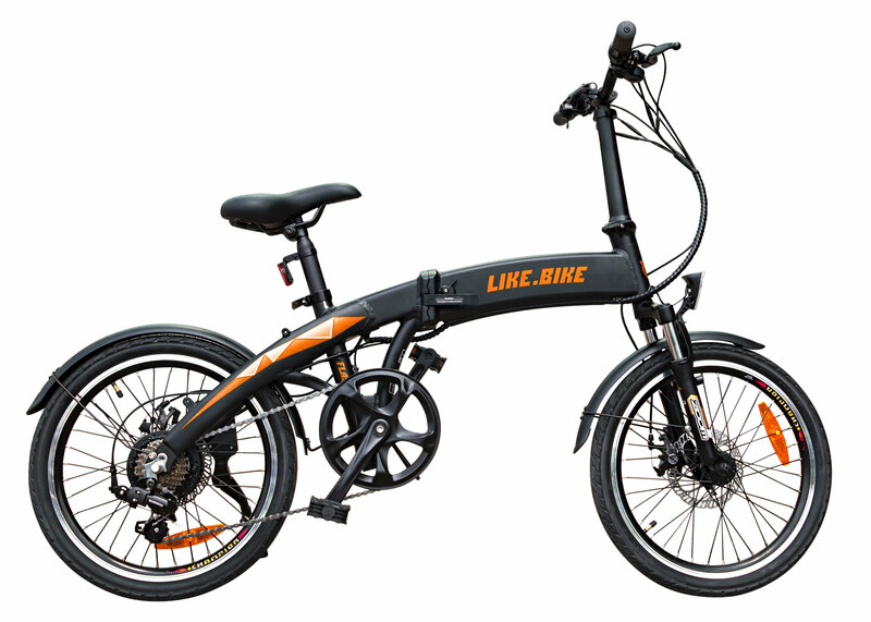 Электровелосипед Like.Bike Flash (Gray/Orange) фото
