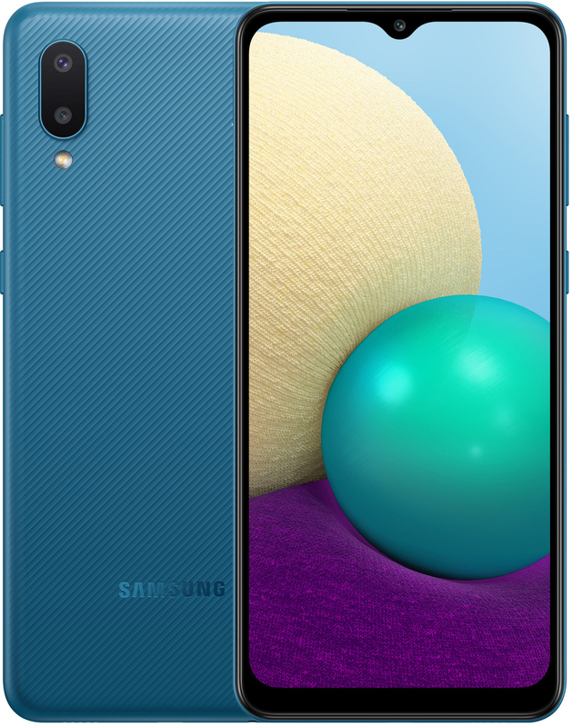 Samsung Galaxy A02 2021 A022G 2/32GB Blue (SM-A022GZBBSEK) фото