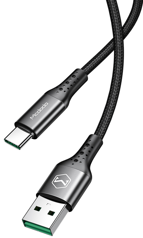 Кабель USB - USB-C McDodo (CA-7430) 5A Nest Ser.1.5m чорний фото
