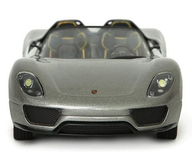 Іграшка машинка р / у 1:24 Meizhi Porsche 918 MZ-25045Ag (металевий сірий) - фото - №4