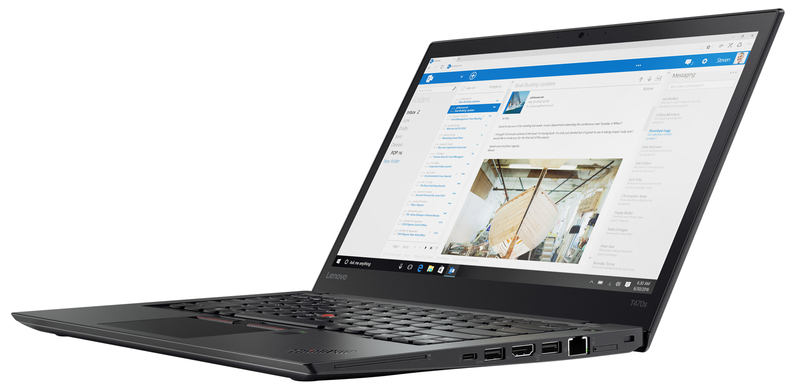Ноутбук Lenovo ThinkPad T470s Black (20HF0068RT) - фото - №2