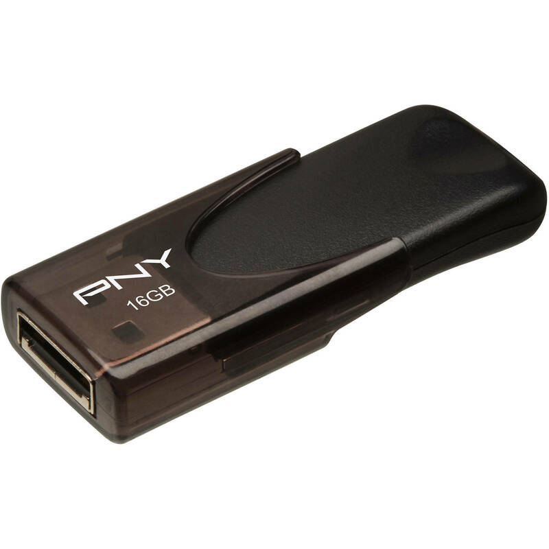Флеш-пам'ять PNY 16GB Attache 4 (Black) FD16GATT4-EF фото