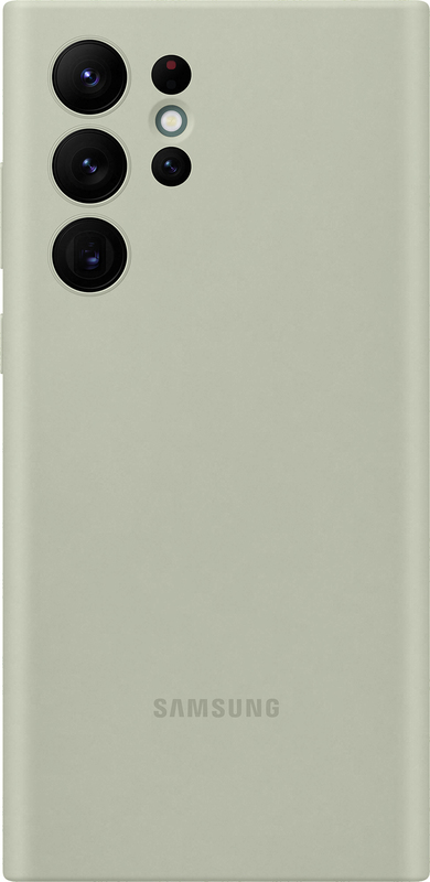 Чохол для Samsung s22 Ultra Silicone Cover (Olive Green) фото