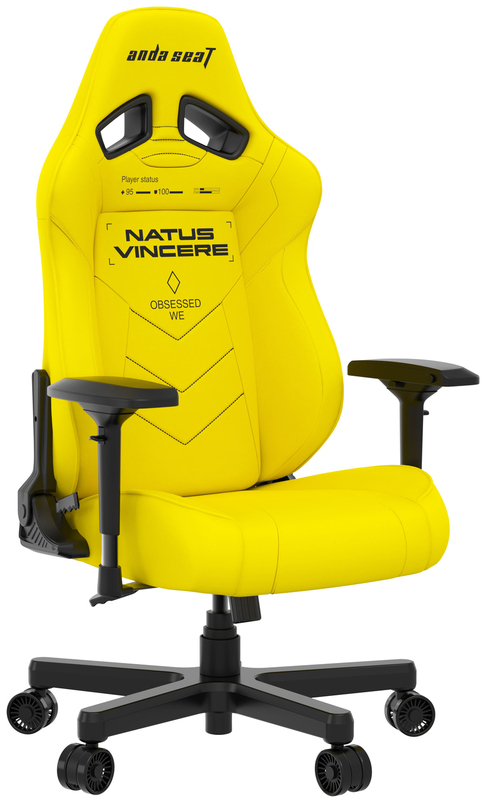 Ігрове крісло Anda Seat Navi Edition (Yellow) AD19-05-Y-PV фото