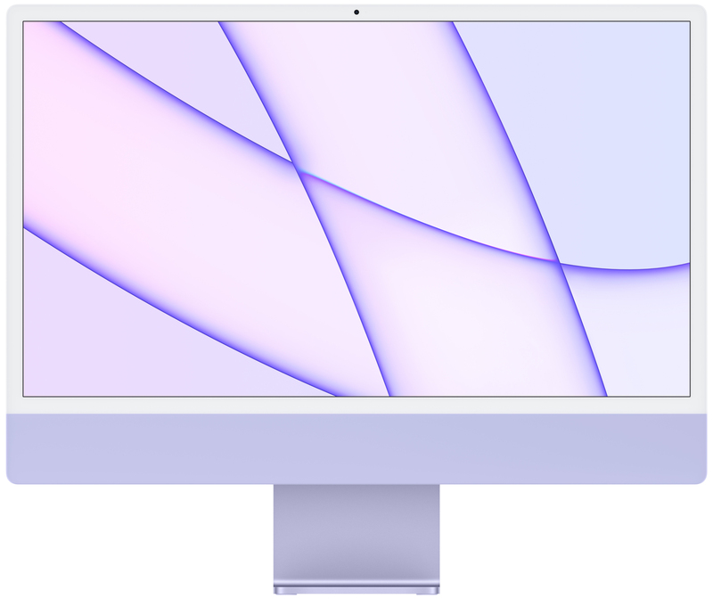 Apple iMac M1 24" 4.5K 16/256GB 8GPU Purple (Z130001EH) 2021 Custom фото