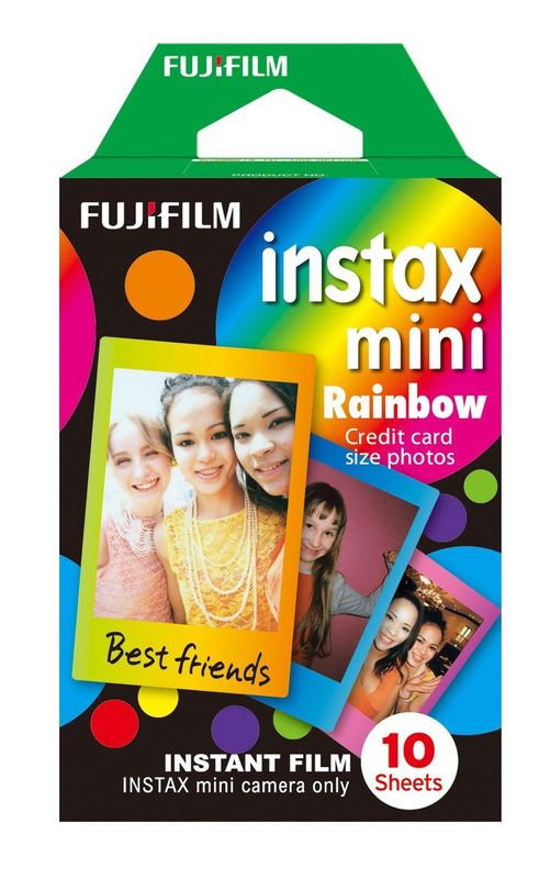 Фотобумага Fujifilm COLORFILM INSTAX MINI RAINBOW (54х86мм 10шт) 16276405 фото
