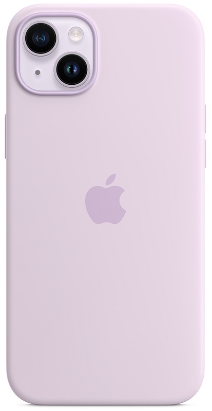 Чохол Apple Silicone Case with MagSafe (Lilac) MPT83ZE/A для iPhone 14 Plus - фото - №1
