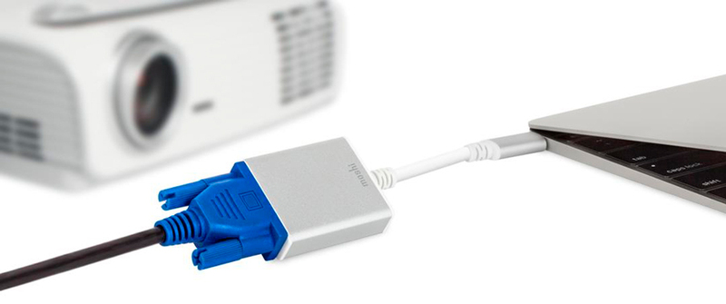 Адаптер Moshi USB-C to VGA Adapter (Silver) 99MO084201 фото
