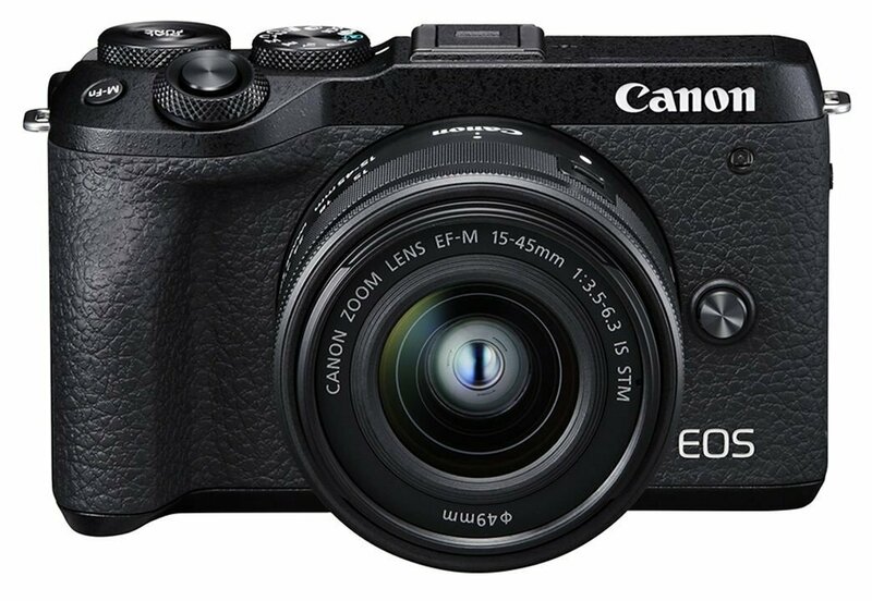 Фотоапарат CANON EOS M6 II 15-45 IS STM Black + видошукач EVF-DC2 (3611C053) фото