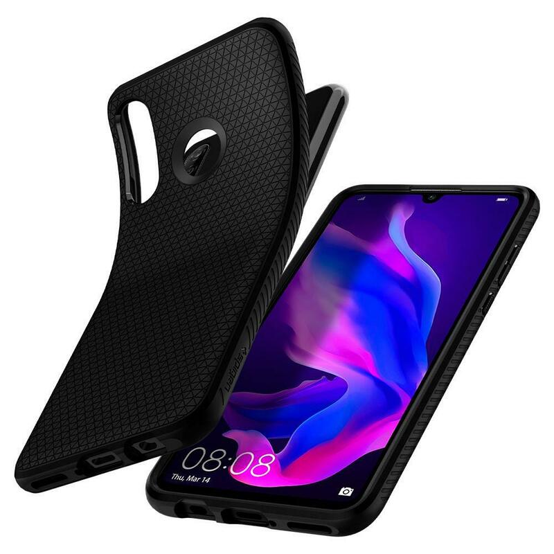 Чехол Spigen Liquid Air (Matte Black) L39CS25738 для HUAWEI P30 lite фото