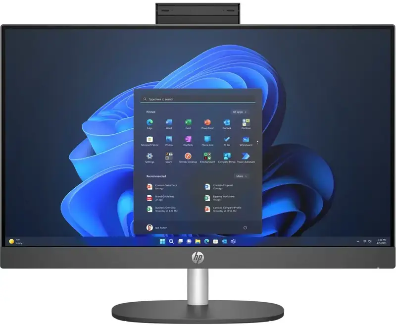 Моноблок HP ProOne 240 G10 Black (A54YZET) - фото - №4
