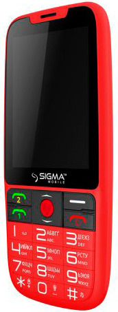 Sigma Comfort 50 Elegance Dual Sim (Red) фото