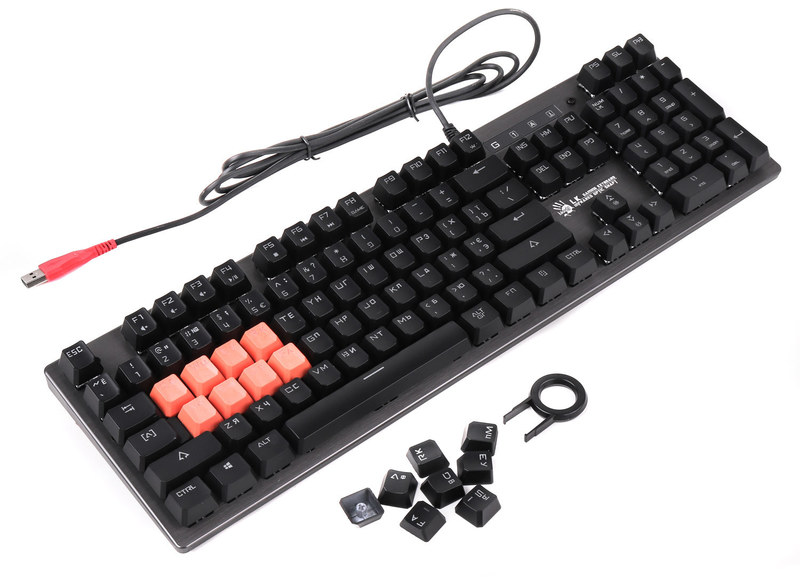 Ігрова клавіатура Bloody A4 Tech B760 SW (Black) фото