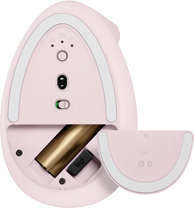 Миша Logitech Lift Vertical Ergonomic (Pink) 910-006478 - фото - №4