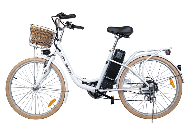 Электровелосипед Like.Bike Loon (White) 360 Wh фото