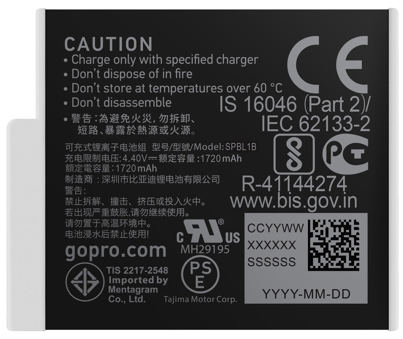 Акумулятор Gopro Enduro Battery for HERO 12/11/10/ 9 (ADBAT-011) фото