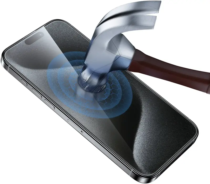 Захисне скло Keephone KP-SPG011 3D clear glass для iPhone 16 Pro Max (KPREHD16PMBK) - фото - №5