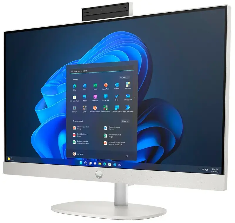 Моноблок HP ProOne 245 G10 Shell White (936K4EA) - фото - №6