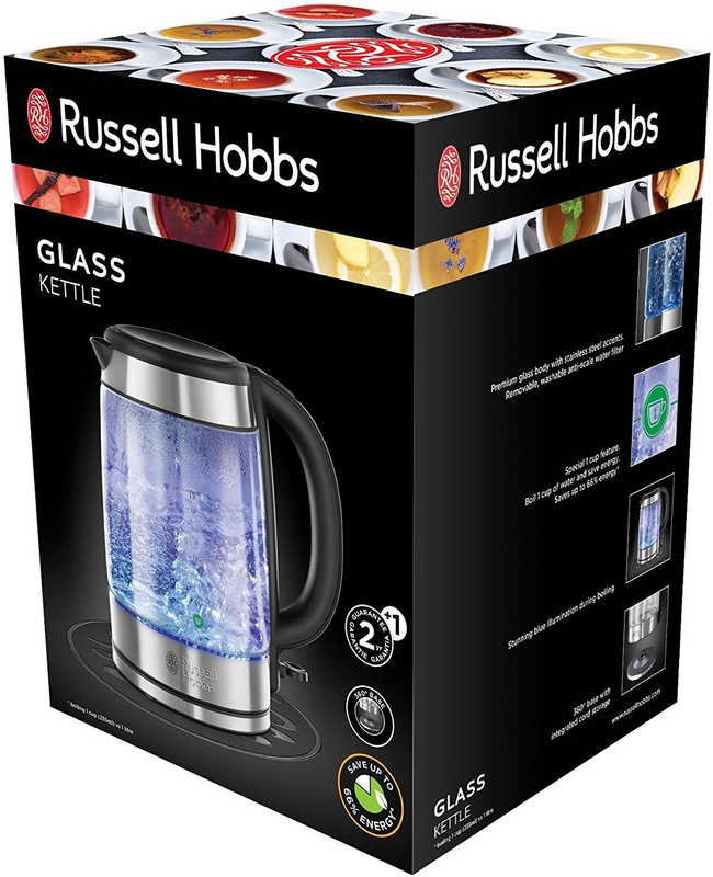 Електрочайник Russell Hobbs Glass 21600-57 фото