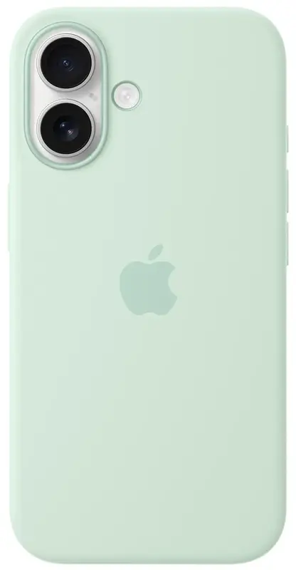 Чехол для iPhone 16 Plus Silicone Case with MagSafe Aquamarine (MDGU4ZM/A) - фото - №0