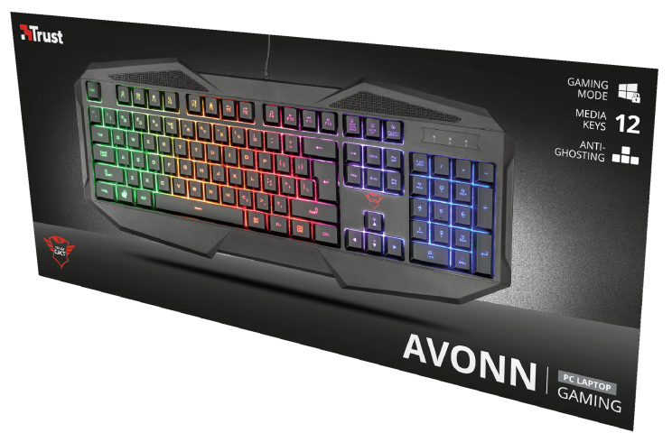 Ігрова клавіатура Trust GXT 830-RW Avonn Gaming Keyboard (22511) фото