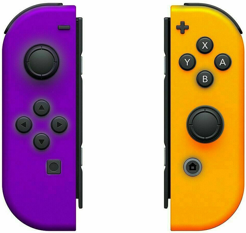 Набір 2 Контролера Nintendo Official Switch Joy-Con (Neon Purple / Neon Orange) фото