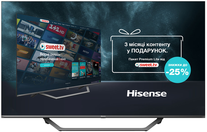 Телевизор Hisense 43" 4K Smart TV (43A7500F) - фото - №2