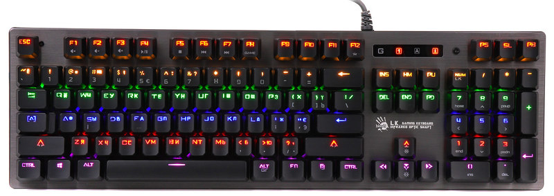Ігрова клавіатура Bloody A4 Tech B760 SW (Black) фото