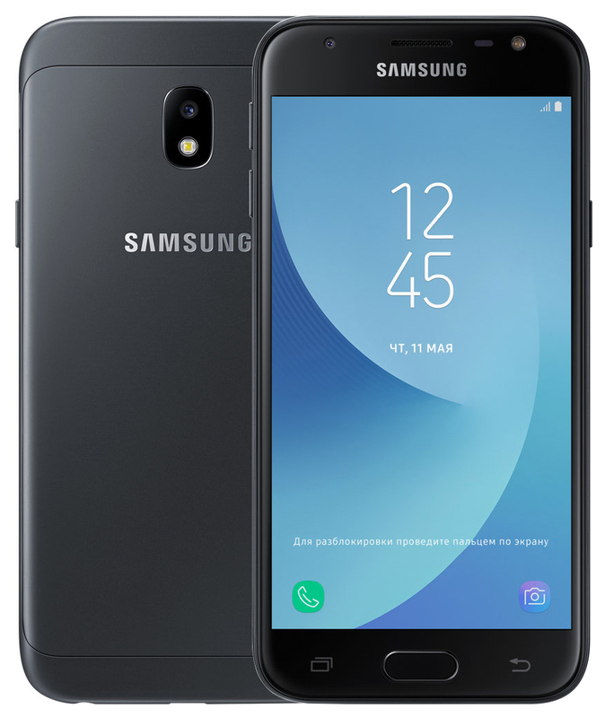 Samsung Galaxy J3 2017 J330F 2/16Gb Black (SM-J330FZKDSEK) фото