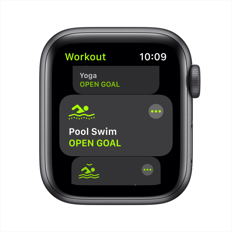 Apple Watch SE 40mm Space Gray Aluminum Case with Black Sand Sport Band MYDP2 фото