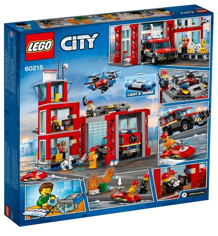 Конструктор LEGO City Пожарное депо 60215 фото