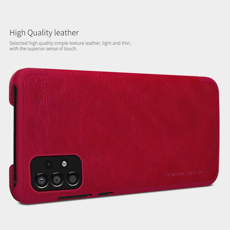 Чохол для Samsung Galaxy A33 Nillkin Qin Leather Case (Red) фото