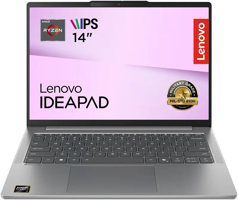 Ноутбук Lenovo Ideapad Slim 5 14ARP10 Luna Grey (83HT003DRA) - фото - №0