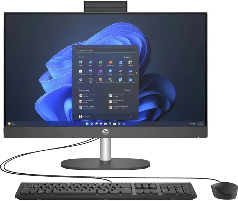 Моноблок HP ProOne 245 G10 Iron Gray (A54ZVET) фото
