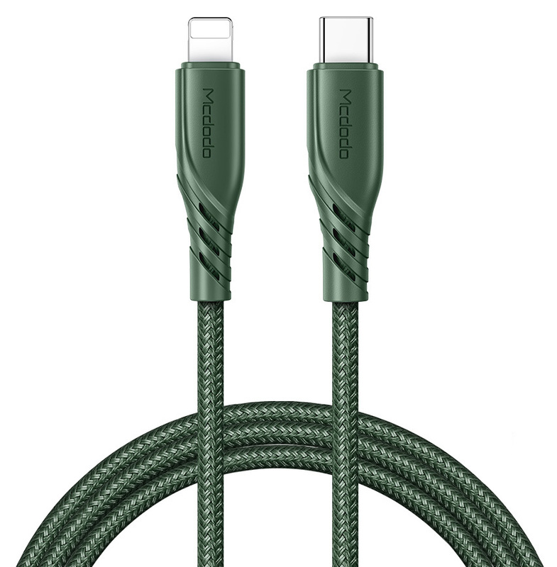 Кабель USB-C - Lightning McDodo (CA-8461) PD Vers. 1.2m (Green) фото