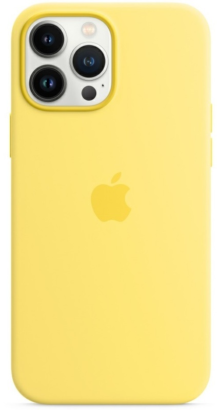 Чохол iPhone 13 Pro Max Silicone Case with MagSafe (Lemon Zest) MN6A3ZE/A фото