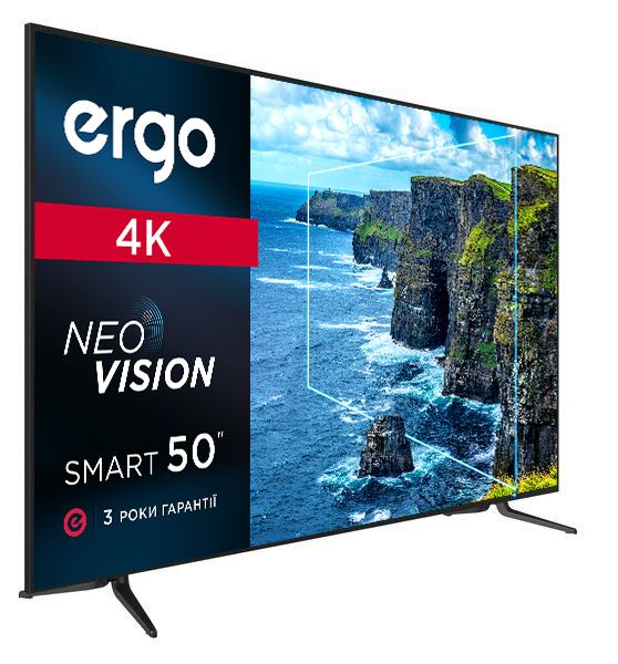 Телевизор Ergo 50" 4K Smart TV (50DUS6000) фото