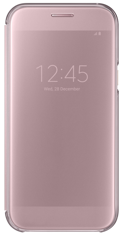 Чохол-книжка Samsung Clear View для Samsung Galaxy A5 2017 (рожевий) фото
