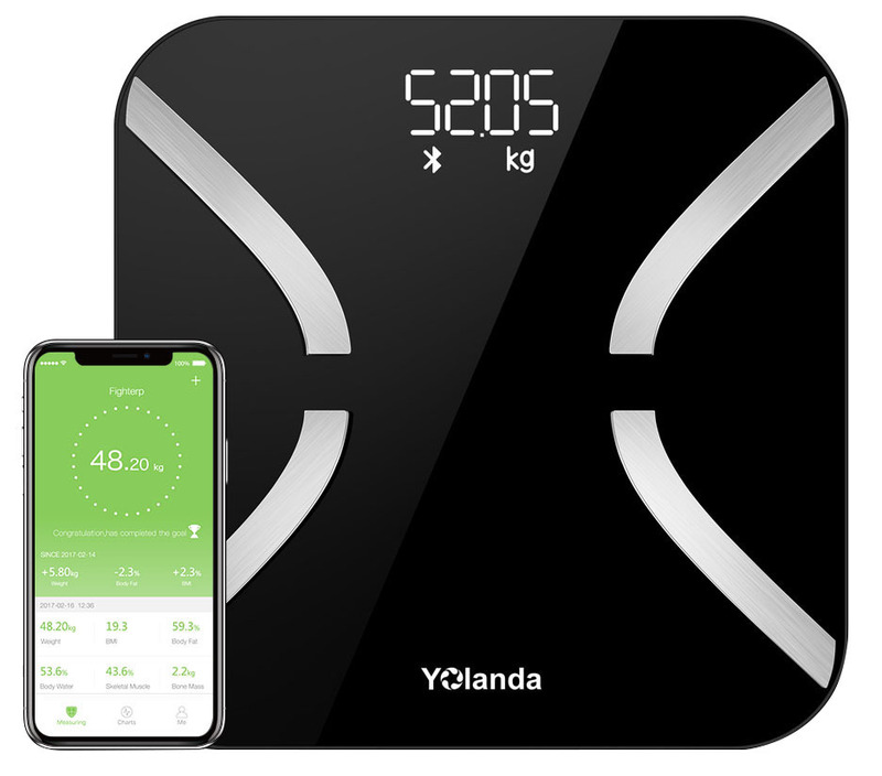 Смарт-весы Yolanda Body Fat Composition Bluetooth (СS20M) Black фото