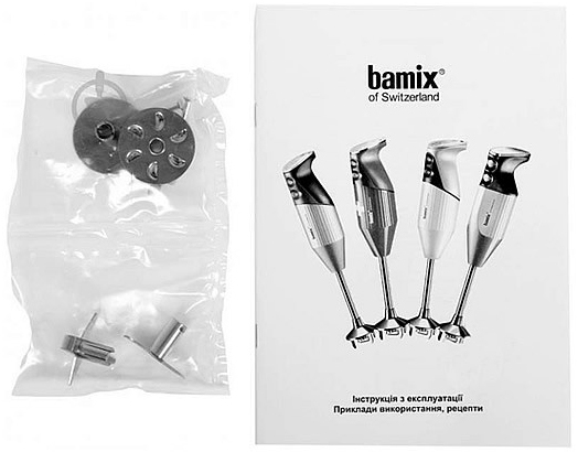 Блендер Bamix De Luxe серебристый 101.178 фото