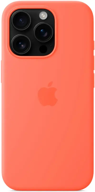 Чохол для iPhone 16 Pro Max Silicone Case with MagSafe Tangerine (MDGX4ZM/A) - фото - №2