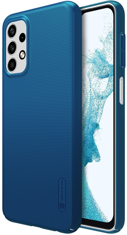 Чехол для Samsung Galaxy A23 Nillkin Super Frosted Shield (Peacock Blue) фото