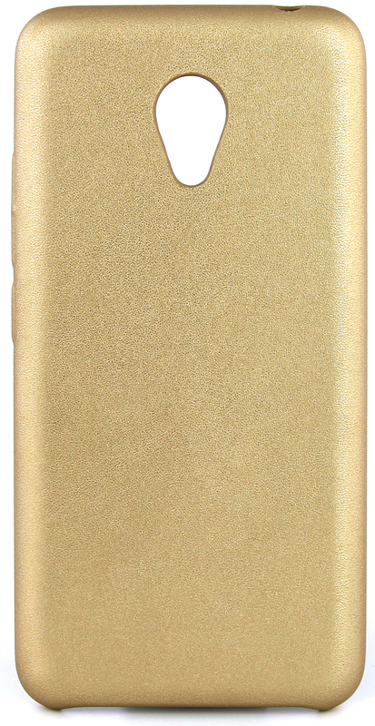 Чохол-накладка Gio Case Ultra-Thin Leather Gold для Meizu M5 Note фото